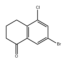 1(2H)-Naphthalenone, 7-bromo-5-chloro-3,4-dihydro- Struktur