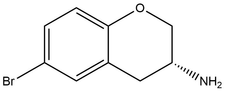 (R)-6-bromochroman-3-amine Struktur