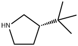 Pyrrolidine, 3-(1,1-dimethylethyl)-, (3S)- Struktur