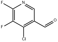 3-Pyridinecarboxaldehyde, 4-chloro-5,6-difluoro- Struktur