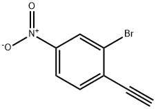 2-Bromo-4-nitrophenylacetylene Struktur