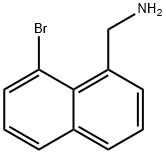 1-(Aminomethyl)-8-bromonaphthalene Struktur