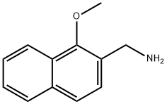 2-(Aminomethyl)-1-methoxynaphthalene Struktur