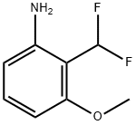 Benzenamine, 2-(difluoromethyl)-3-methoxy- Struktur