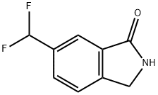 6-(二氟甲基)異吲哚啉-1-酮, 1261488-97-4, 結(jié)構(gòu)式