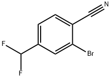 2-Bromo-4-(difluoromethyl)benzonitrile Struktur