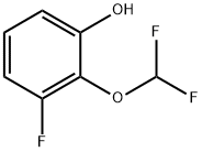 2-(Difluoromethoxy)-3-fluorophenol Struktur