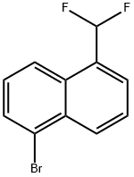 Naphthalene, 1-bromo-5-(difluoromethyl)- Struktur