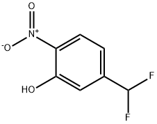 2-Hydroxy-4-(difluoromethyl)nitrobenzene Struktur