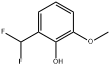 3-(Difluoromethyl)-2-hydroxyanisole Struktur