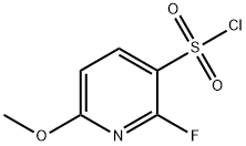 3-Pyridinesulfonyl chloride, 2-fluoro-6-methoxy- Struktur