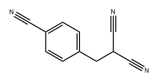 Propanedinitrile, 2-[(4-cyanophenyl)methyl]- Struktur