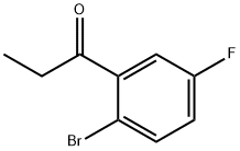 1-Propanone, 1-(2-bromo-5-fluorophenyl)- Struktur