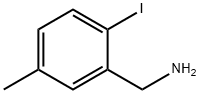 Benzenemethanamine, 2-iodo-5-methyl- Struktur