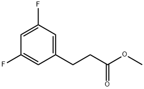 Benzenepropanoic acid, 3,?5-?difluoro-?, methyl ester Struktur