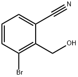 3-Bromo-2-hydroxymethyl-benzonitrile Struktur