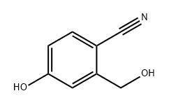 Benzonitrile, 4-hydroxy-2-(hydroxymethyl)- Struktur