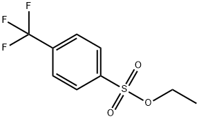 Benzenesulfonic acid, 4-(trifluoromethyl)-, ethyl ester Struktur