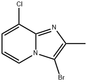 3-bromo-8-chloro-2-methylimidazo[1,2-a]pyridine Struktur