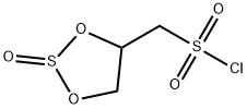 1,3,2-Dioxathiolane-4-methanesulfonyl chloride, 2-oxide Struktur