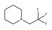 Piperidine, 1-(2,2,2-trifluoroethyl)- Struktur