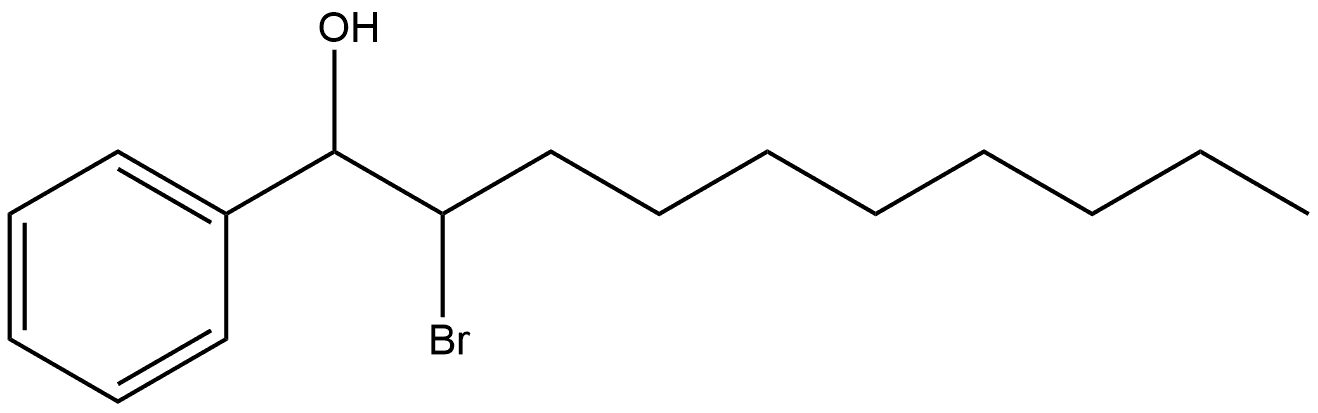 Benzenemethanol, α-(1-bromononyl)-