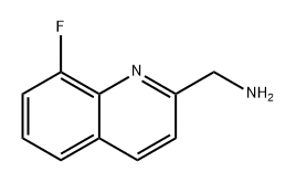 2-Quinolinemethanamine, 8-fluoro- Struktur