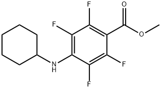 Benzoic acid, 4-(cyclohexylamino)-2,3,5,6-tetrafluoro-, methyl ester