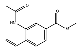 Benzoic acid, 3-(acetylamino)-4-ethenyl-, methyl ester