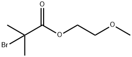 Propanoic acid, 2-bromo-2-methyl-, 2-methoxyethyl ester Struktur