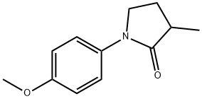 2-Pyrrolidinone, 1-(4-methoxyphenyl)-3-methyl- Struktur