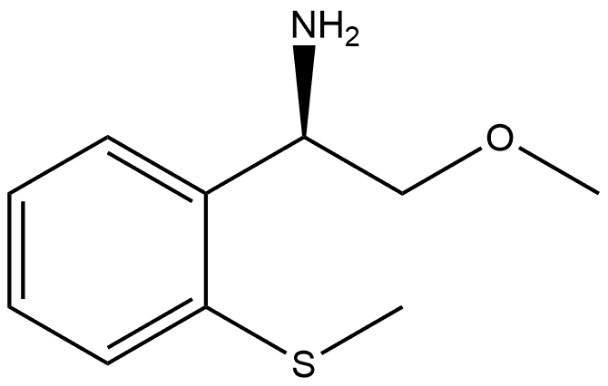 (R)-2-methoxy-1-(2-(methylthio)phenyl)ethan-1-amine Struktur