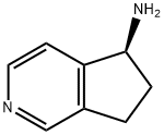 5H-Cyclopenta[c]pyridin-5-amine, 6,7-dihydro-, (5S)- Struktur