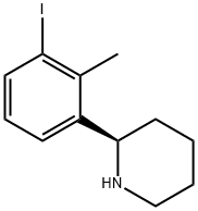 (2R)-2-(3-iodo-2-methylphenyl)piperidine Struktur