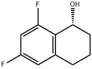 1-Naphthalenol, 6,8-difluoro-1,2,3,4-tetrahydro-, (1R)- Struktur