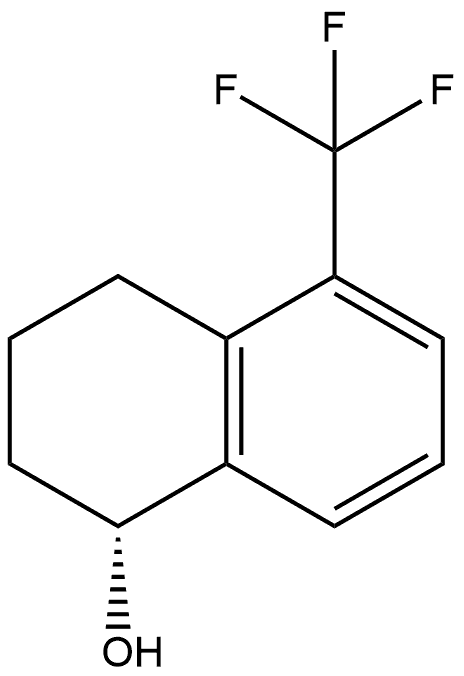 (R)-5-(trifluoromethyl)-1,2,3,4-tetrahydronaphthalen-1-ol Struktur