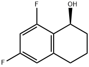 1-Naphthalenol, 6,8-difluoro-1,2,3,4-tetrahydro-, (1S)- Struktur