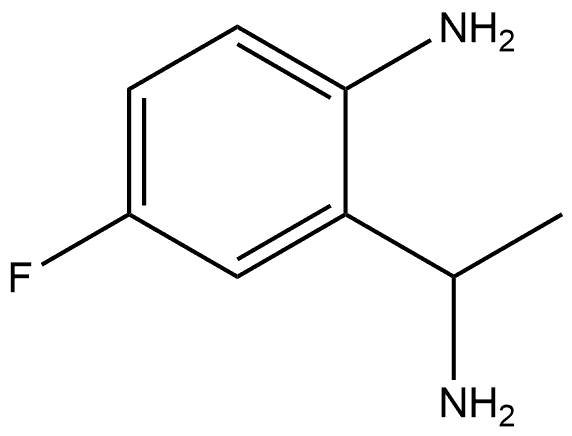 2-(1-AMINOETHYL)-4-FLUOROANILINE Struktur