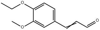 2-Propenal, 3-(4-ethoxy-3-methoxyphenyl)- Struktur