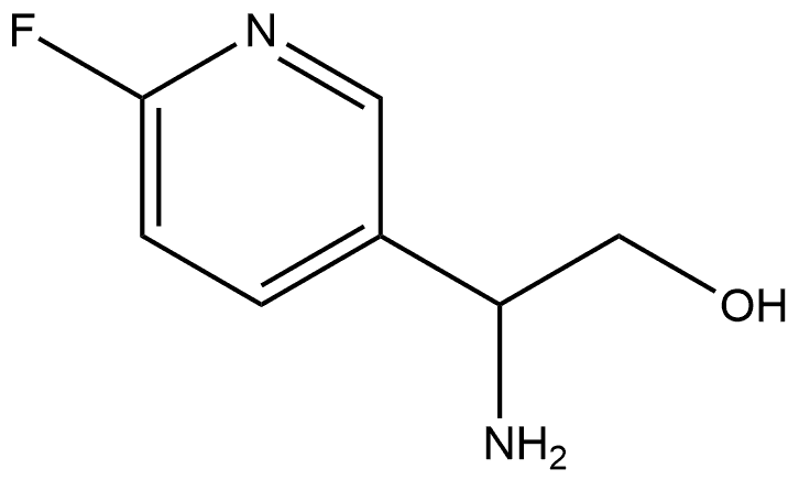 3-Pyridineethanol, β-amino-6-fluoro- Struktur