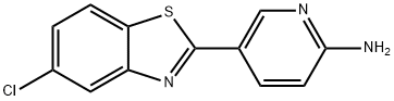 2-Pyridinamine, 5-(5-chloro-2-benzothiazolyl)- Struktur