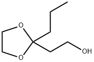 1,3-Dioxolane-2-ethanol, 2-propyl- Struktur