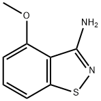 1,2-Benzisothiazol-3-amine, 4-methoxy- Struktur