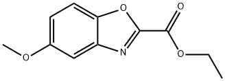 2-Benzoxazolecarboxylic acid, 5-methoxy-, ethyl ester Struktur