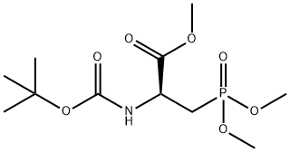 D-Alanine, 3-(dimethoxyphosphinyl)-N-[(1,1-dimethylethoxy)carbonyl]-, methyl ester