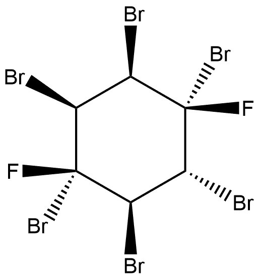 Cyclohexane, 1,2,3,4,5,6-hexabromo-1,4-difluoro-, (1α,2α,3β,4α,5β,6β)- (9CI)