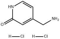 2(1H)-Pyridinone, 4-(aminomethyl)-, hydrochloride (1:2) Struktur