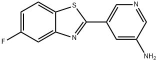 3-Pyridinamine, 5-(5-fluoro-2-benzothiazolyl)- Struktur