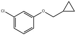 1-Chloro-3-(cyclopropylmethoxy)benzene Struktur