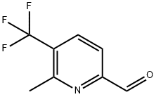 2-Methyl-3-(trifluoromethyl)pyridine-6-carboxaldehyde Struktur